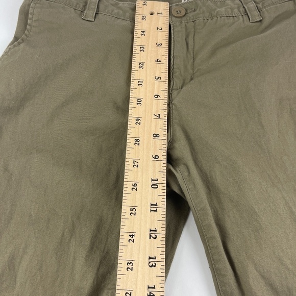 G.H. Bass Pants Womens Size 6 Brown Flat Front - Picture 6 of 9